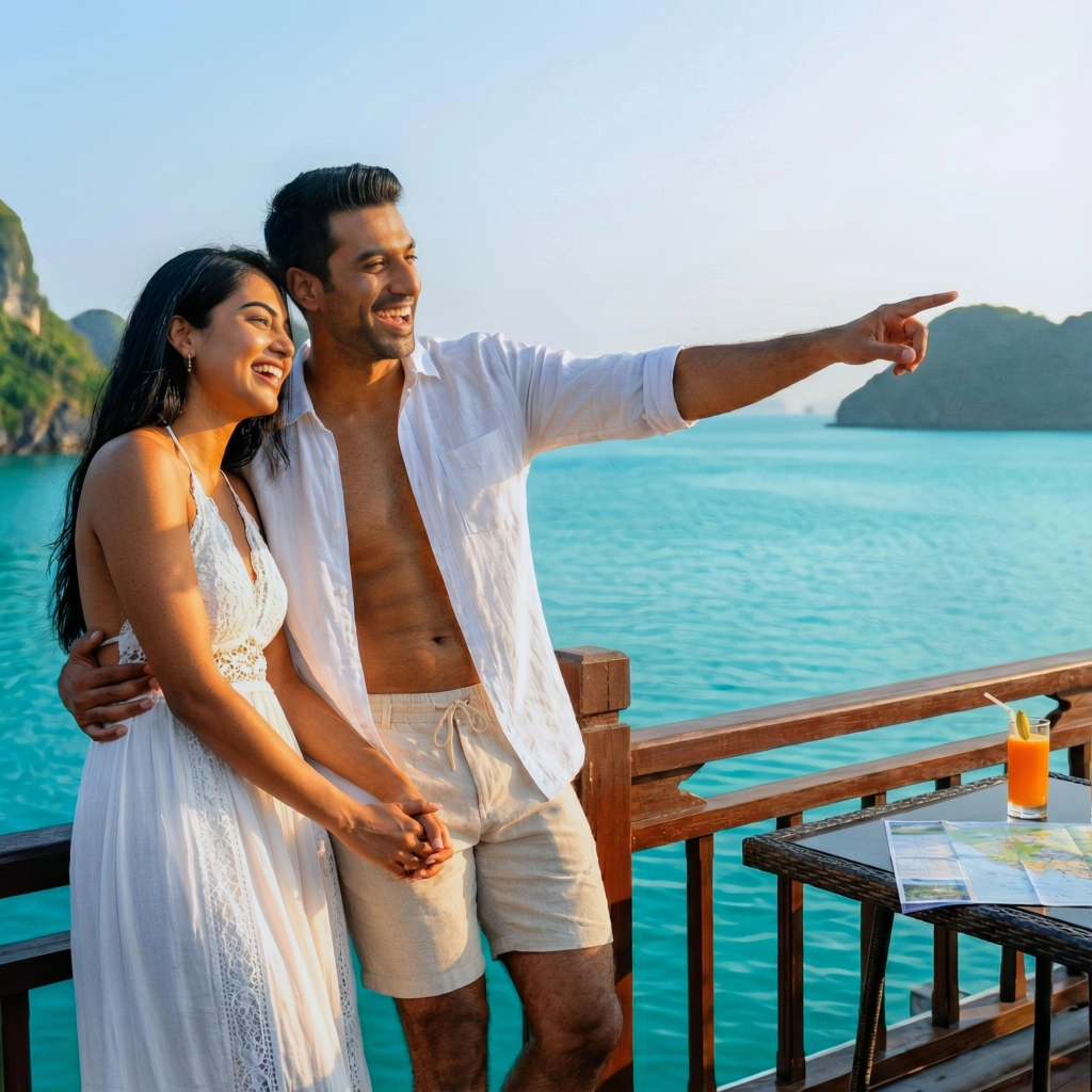 Trip planner helping a traveller plan their journey